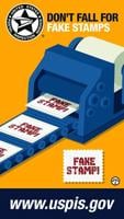Protéjase de Estampillas Falsificadas y Estafas